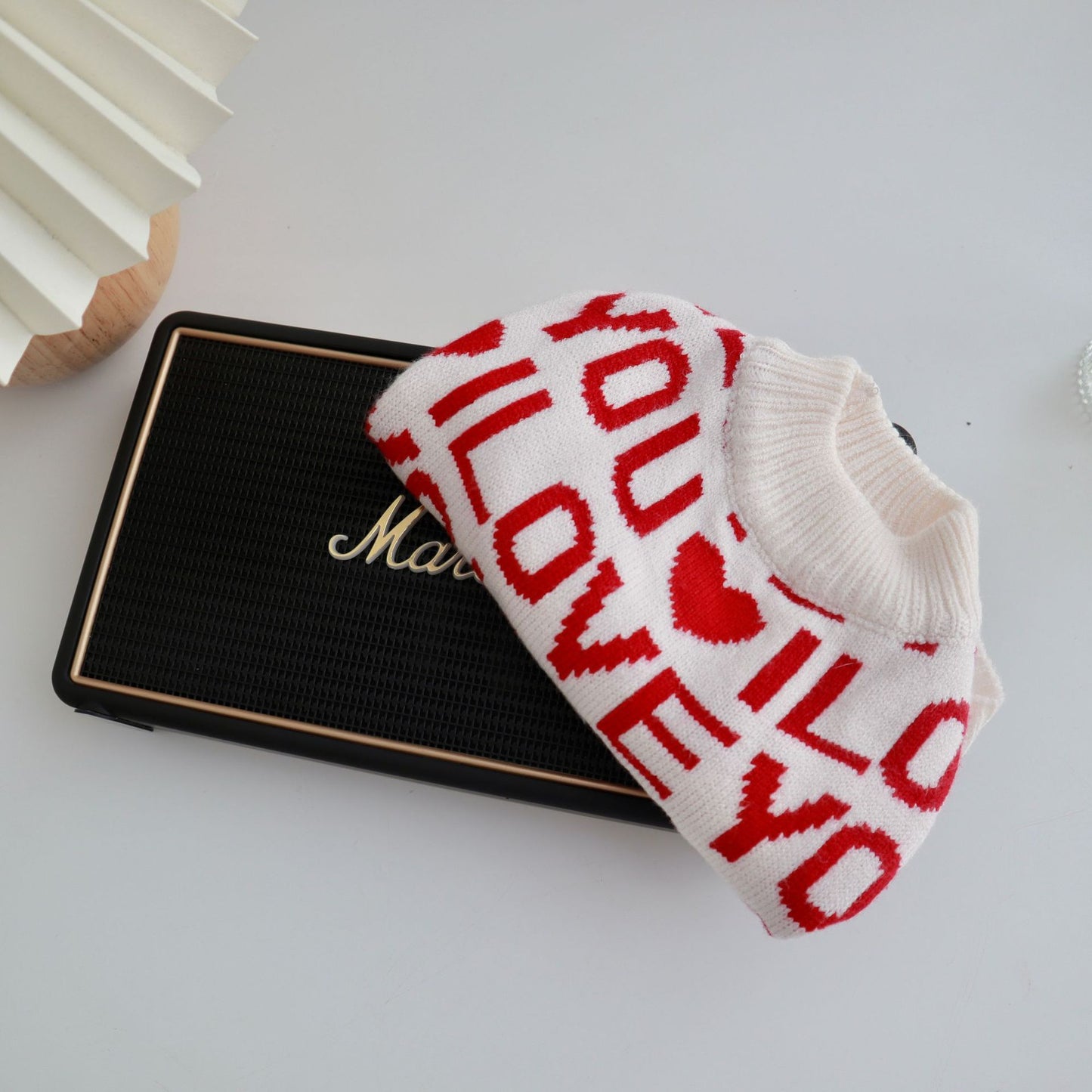 Love Me More Pooch Sweater