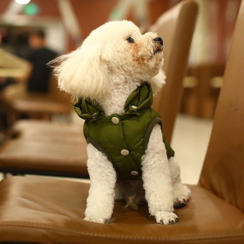 Pooch Puff Hooded Vest