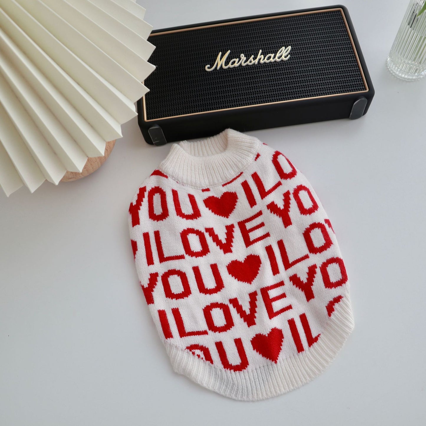 Love Me More Pooch Sweater