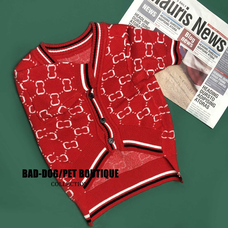 Pooch Mr Rogers Cardigan