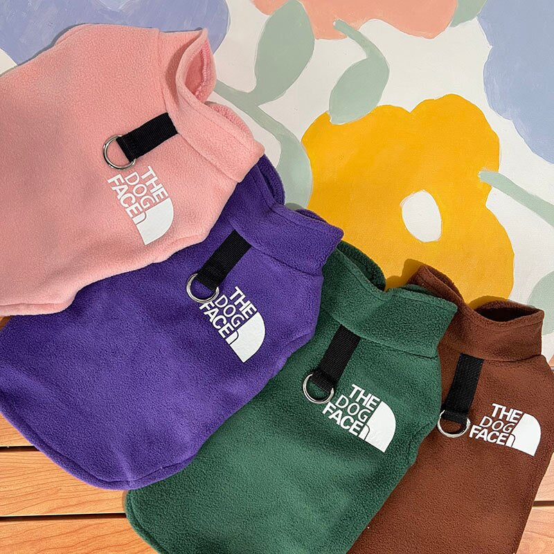 Pooch Face Fleece Vest