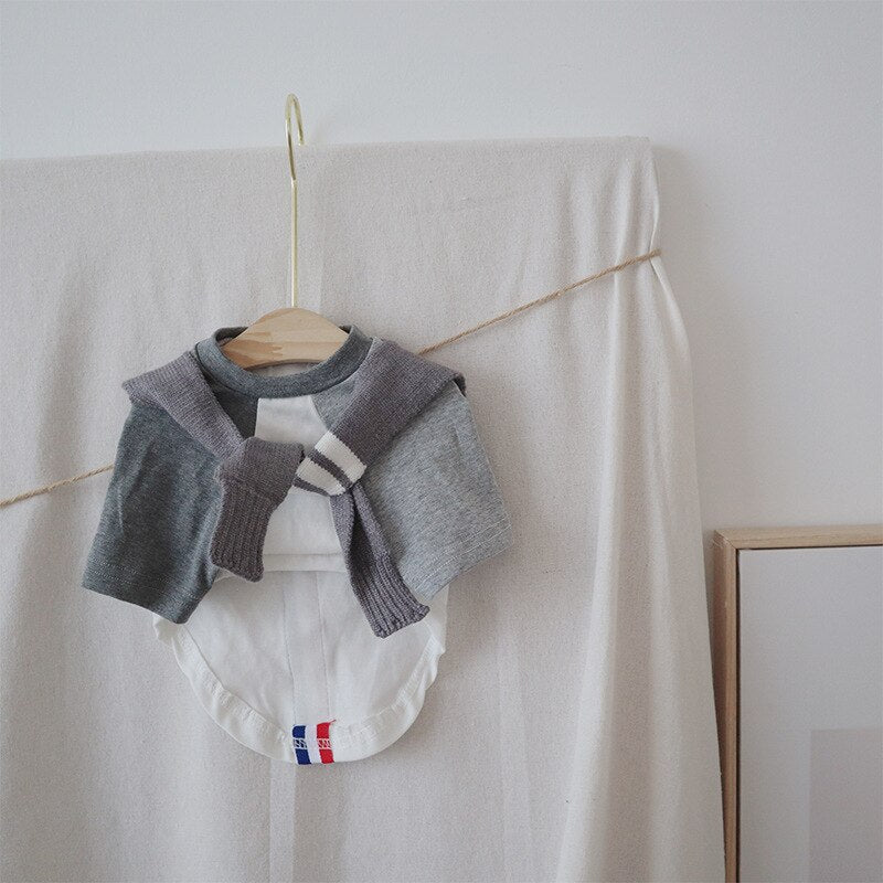Channel Pooch Sweater Cape