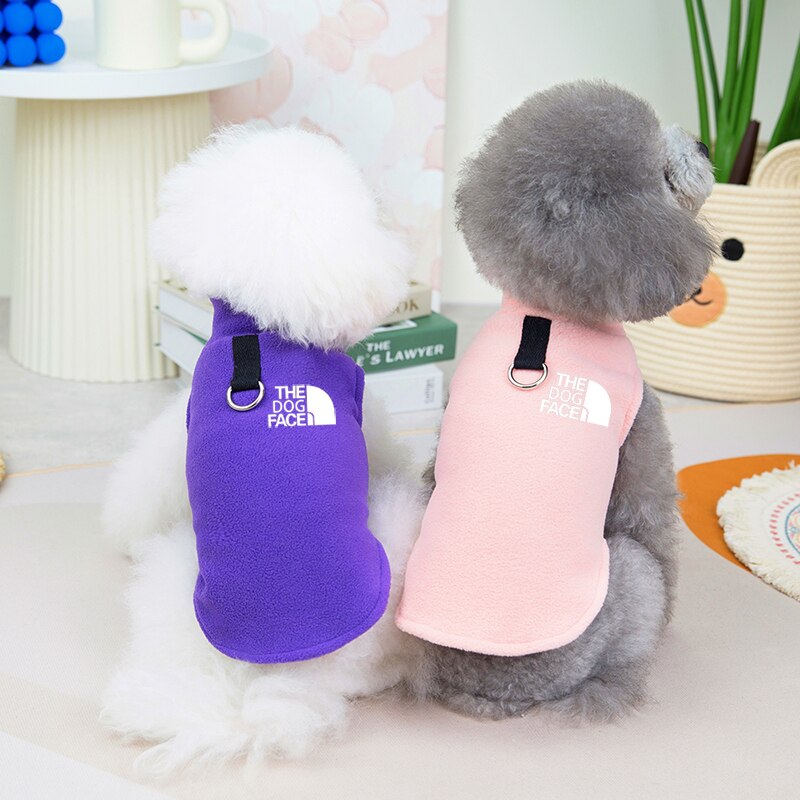 Pooch Face Fleece Vest