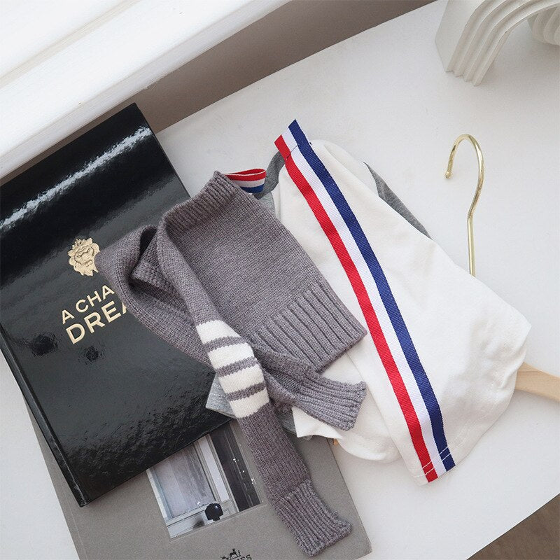 Channel Pooch Sweater Cape