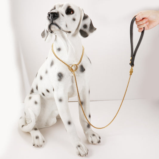 Pooch Dog Chain Necklace Leash